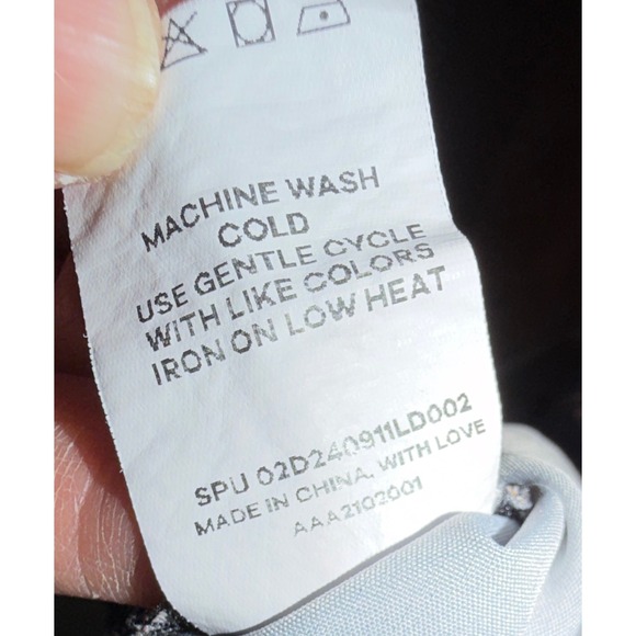 BloomChic Black and Orange Long Sleeve Dress - Picture 5 of 6